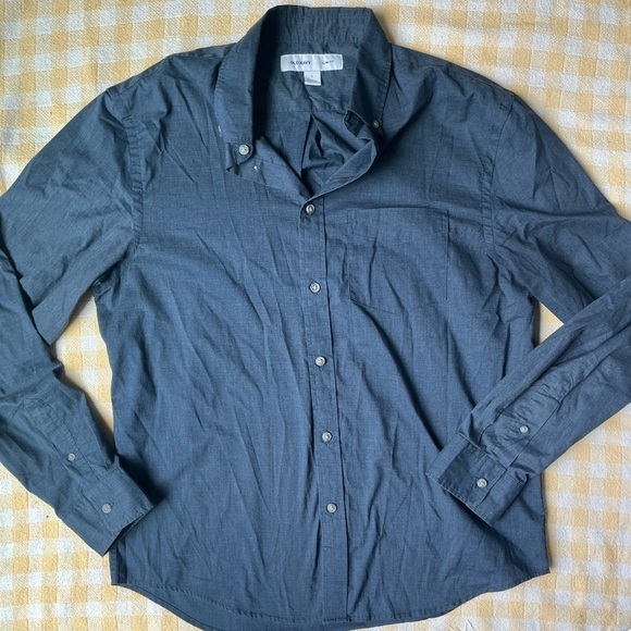 Old Navy Slim Fit Denim Button Down - Picture 3 of 7